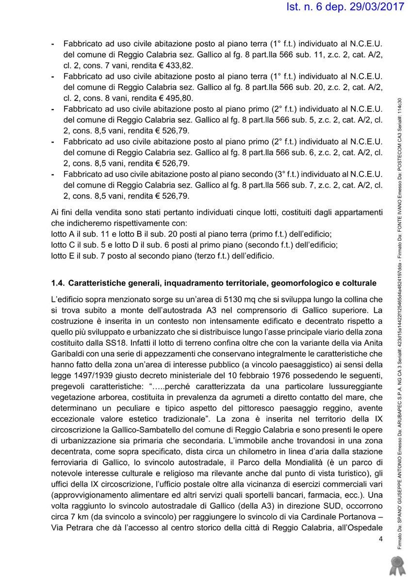 immobile appartamento all'asta in Via Anita Garibaldi, 306 Reggio di Calabria (RC) - 4