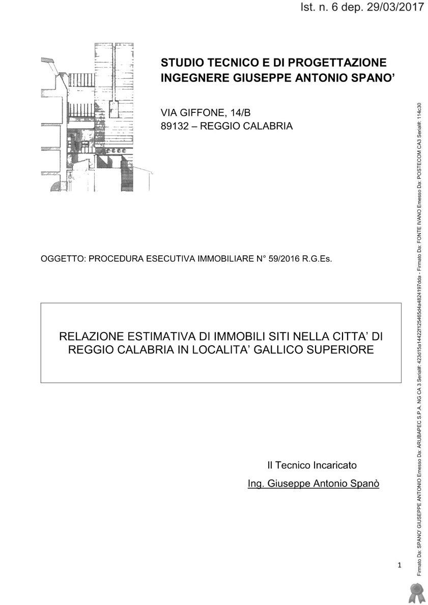 immobile appartamento all'asta in Via Anita Garibaldi, 306 - 89135 Reggio di Calabria (RC) - 1