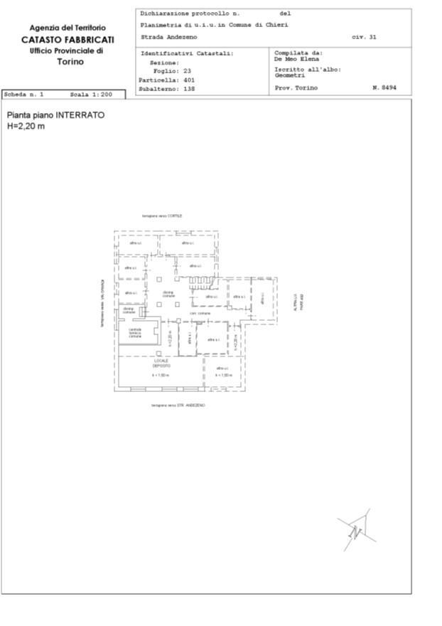 immobile appartamento all'asta in Strada Andezeno 31 - 10023 Chieri (TO) - 2