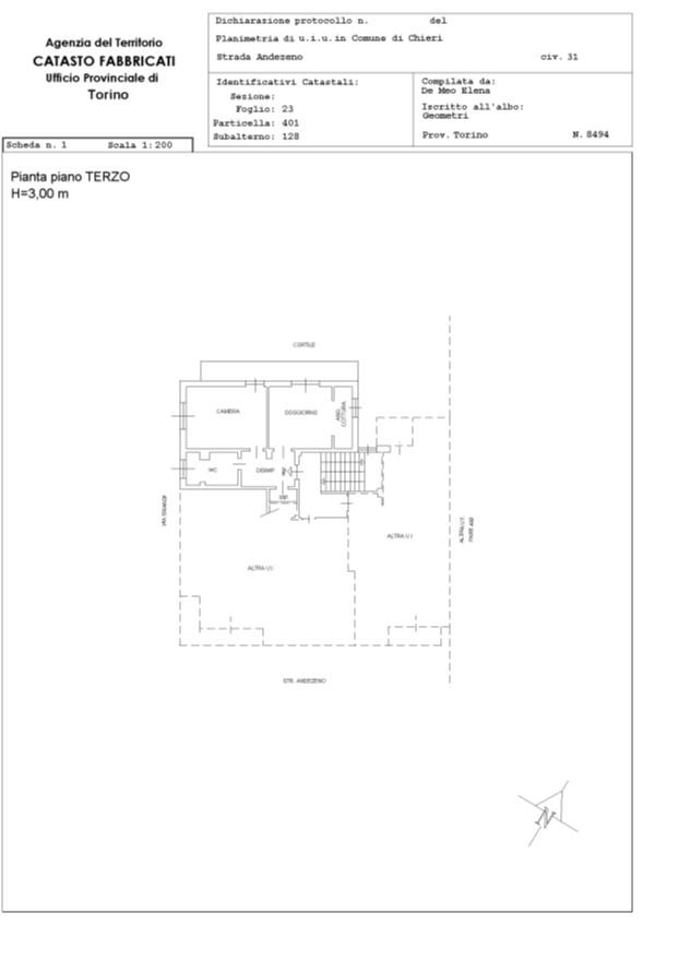 immobile appartamento all'asta in Strada Andezeno 31 - 10023 Chieri (TO) - 3