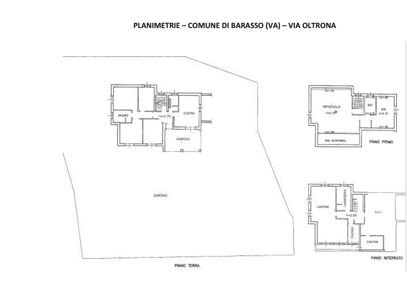 immobile villa all'asta in via Oltrona 20 Barasso (VA) - 1