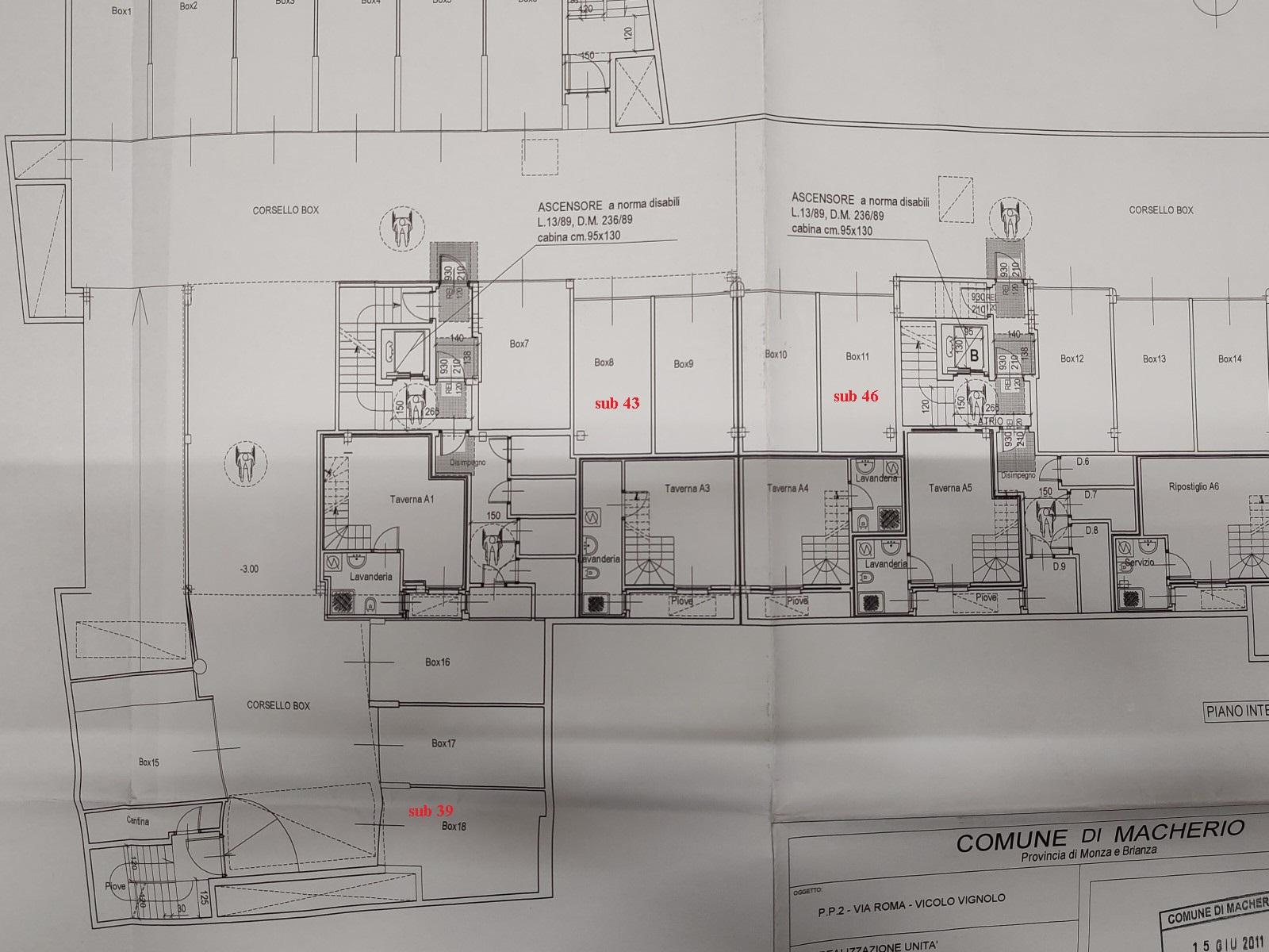 immobile garage all'asta in Via Roma 56 - 20050 Macherio (MB) - 5