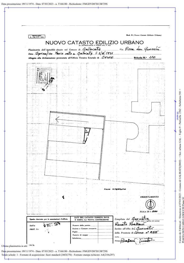 immobile appartamento all'asta in Piazza Carlo Gnocchi Galbiate (LC) - 3