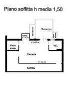 planimetria VILLA ALL'ASTA IN VIA VITTORE GHILIANI, ROMA (RM) - 1