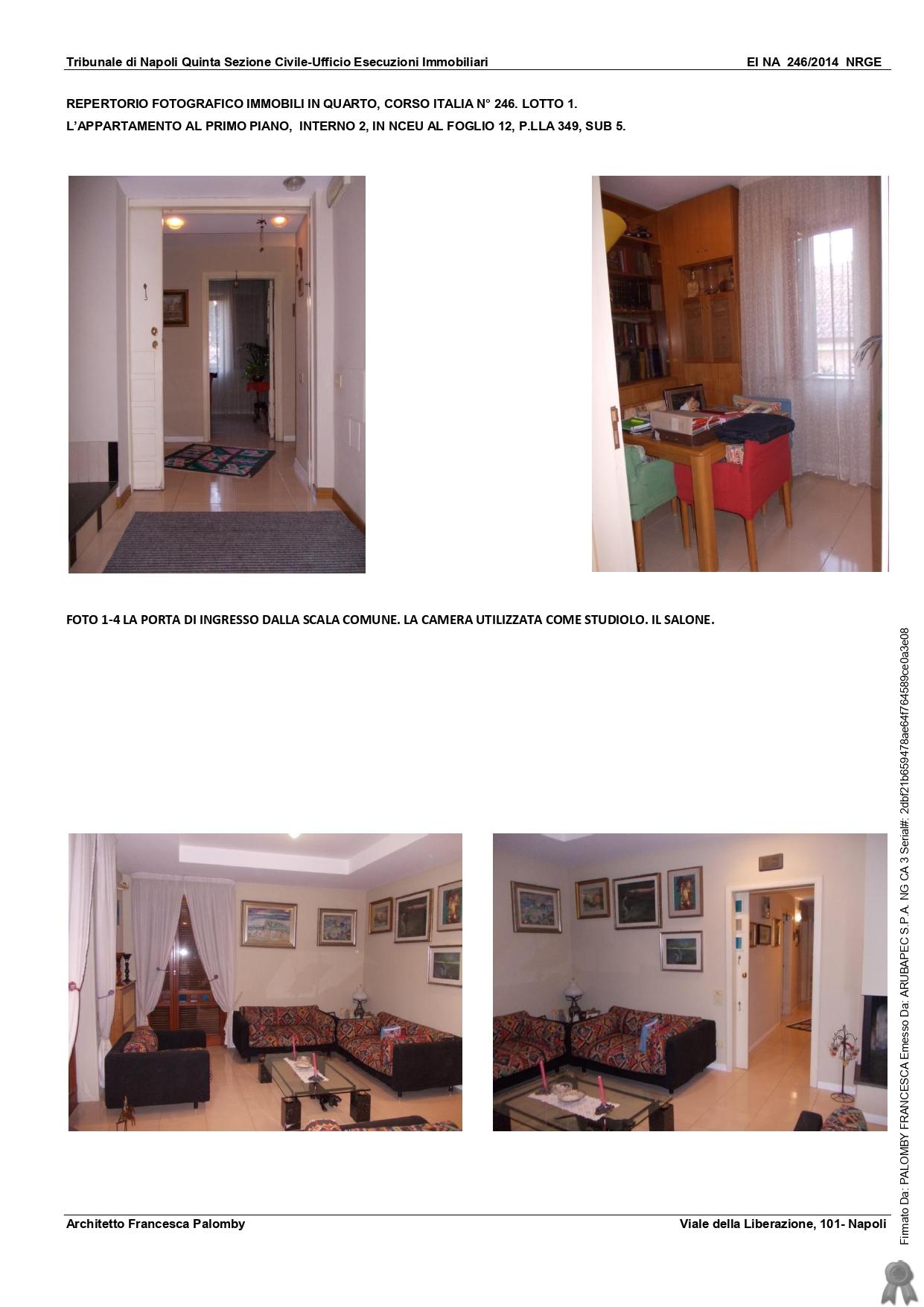 immobile appartamento all'asta in Corso Italia, n 27 - 80100 Quarto (NA) - 1