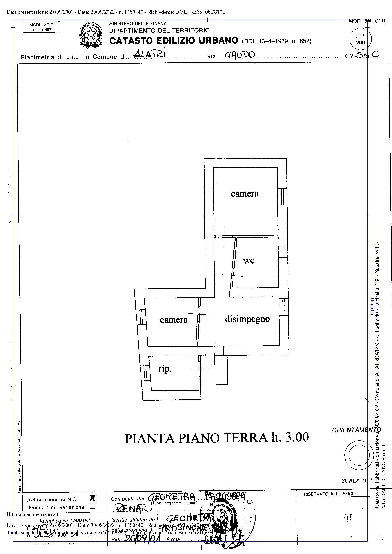 immobile appartamento all'asta in VIA GAUDO, 3 - 03011 Alatri (FR) - 1