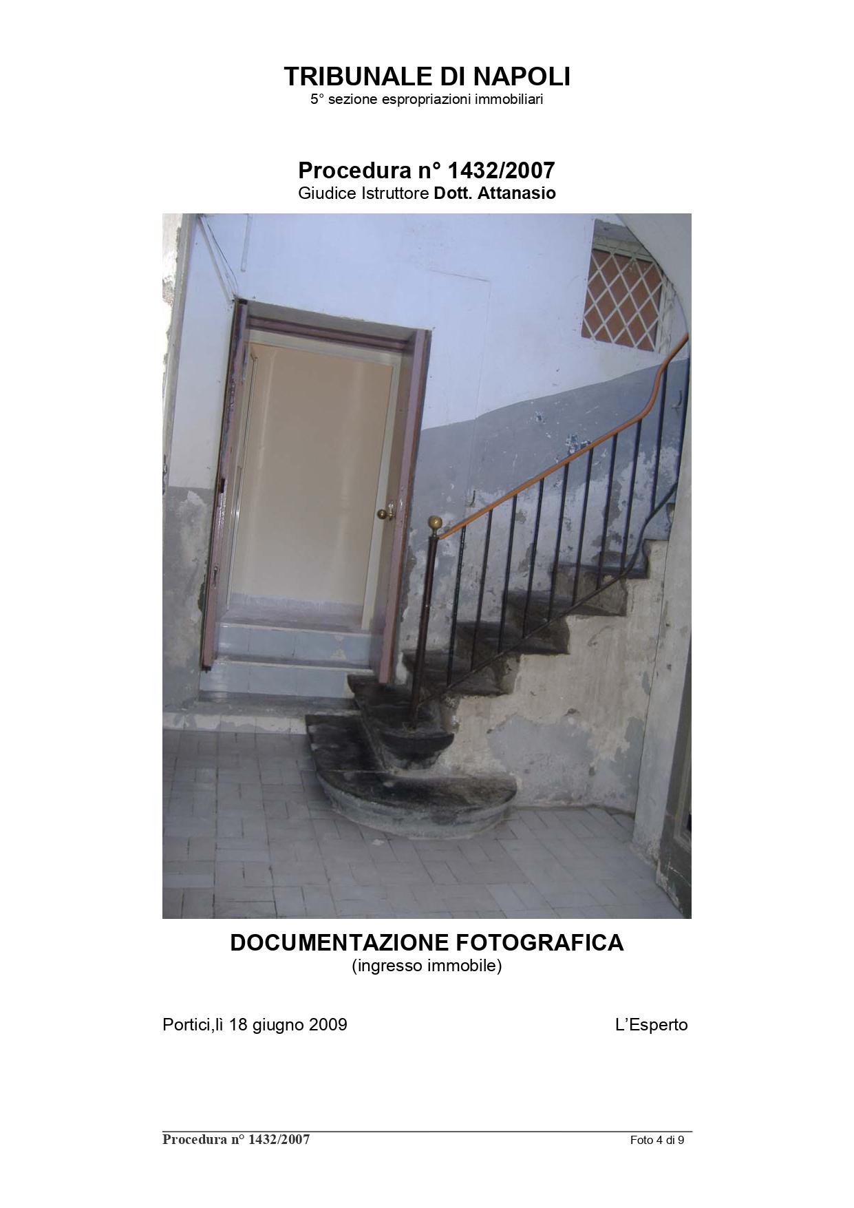 immobile appartamento all'asta in Via Moretti n28 (già Largo Cremano n59) - 80055 Portici (NA) - 1