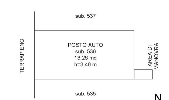 immobile posto auto all'asta in Via Vincenzo Tangorra 11, - 00191 Roma (RM) - 1