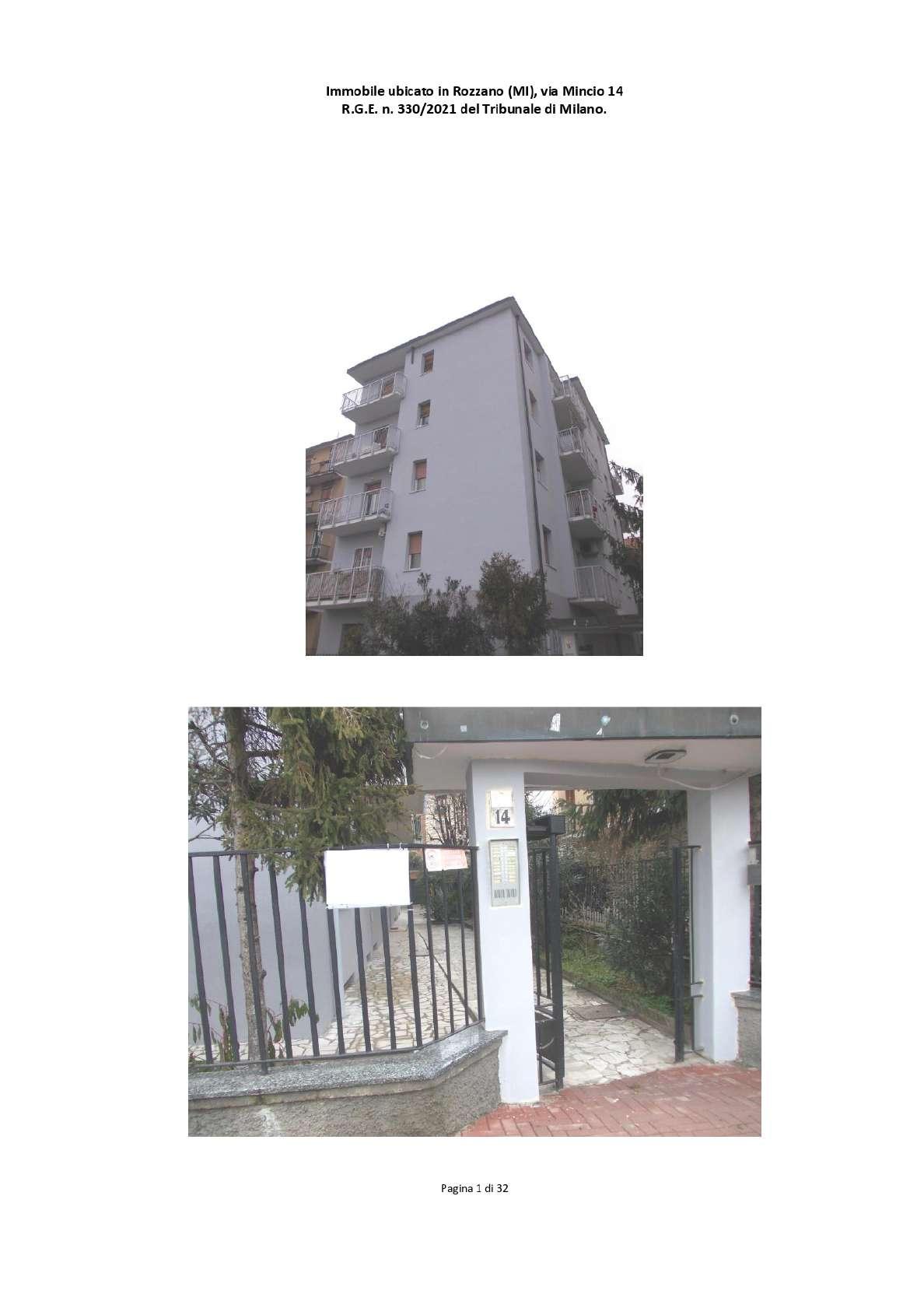 immobile appartamento all'asta in via Mincio n 14 Rozzano (MI) - 1