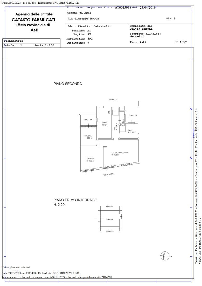 immobile garage all'asta in Piazza Alfieri n 26 - 14100 Asti (AT) - 3