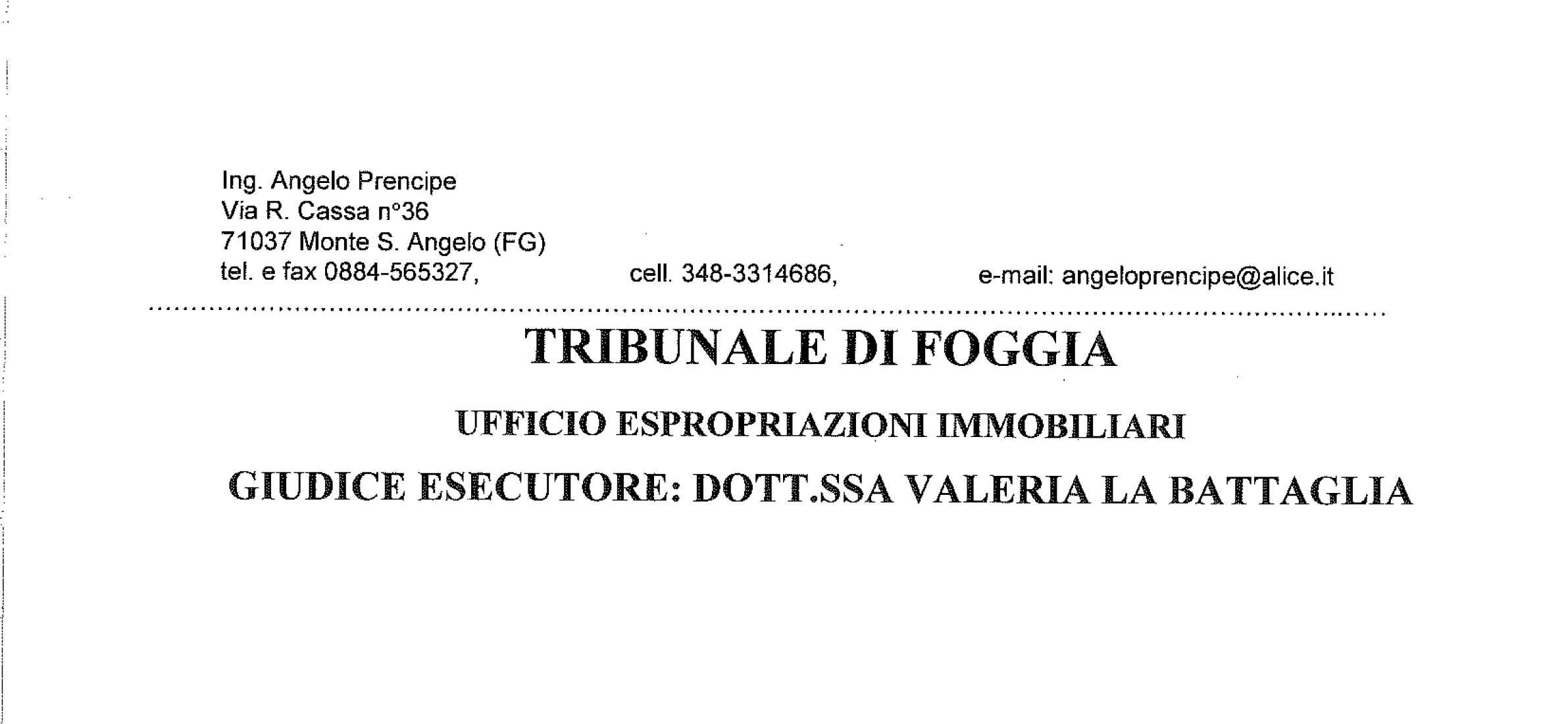 immobile appartamento all'asta in Tiberio Nardini, 2 - 71037 Monte Sant'Angelo (FG) - 1