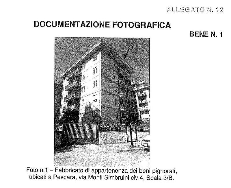 immobile appartamento all'asta in via Monti Simbruini n 4 Pescara (PE) - 1