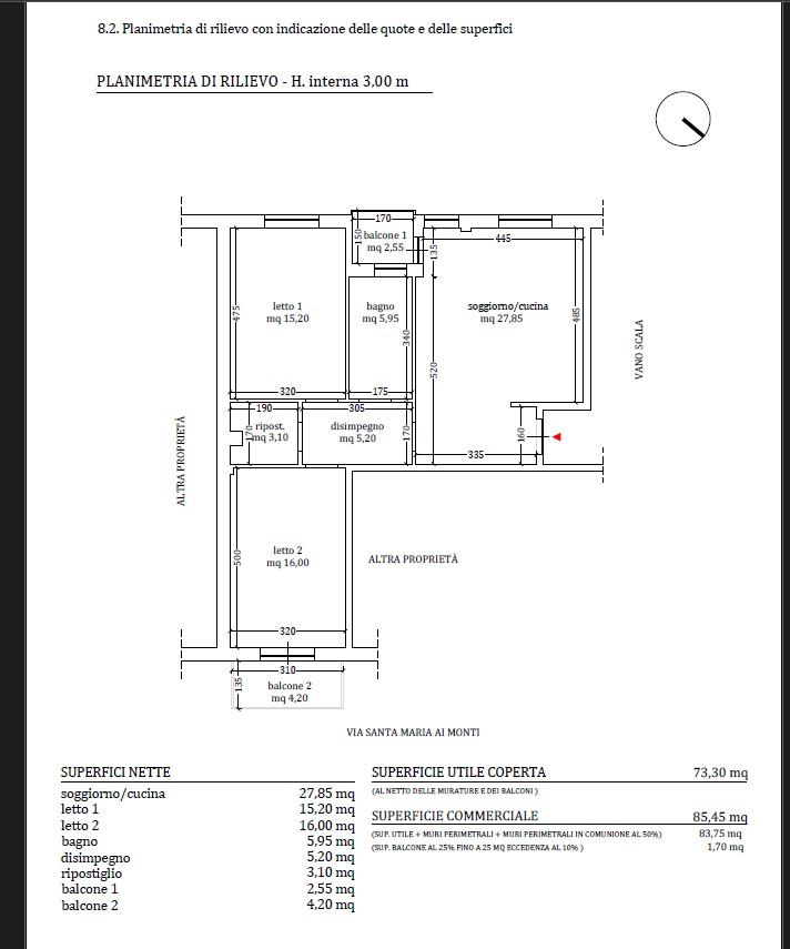 immobile appartamento all'asta in Via Santa Maria ai Monti n 103 (già 21) - 80141 Napoli (NA) - 5