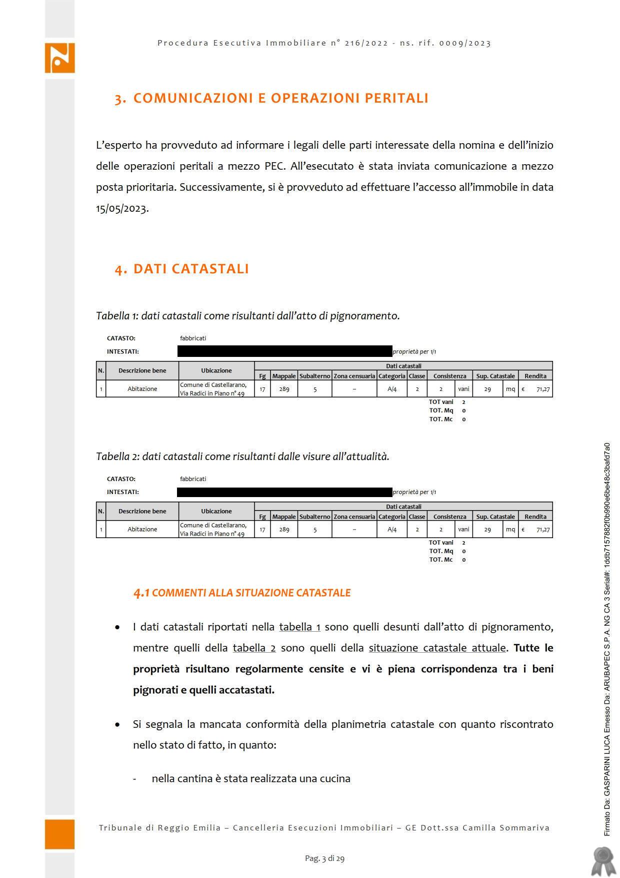 immobile appartamento all'asta in Via Radici in Piano 49 - 42014 Castellarano (RE) - 5