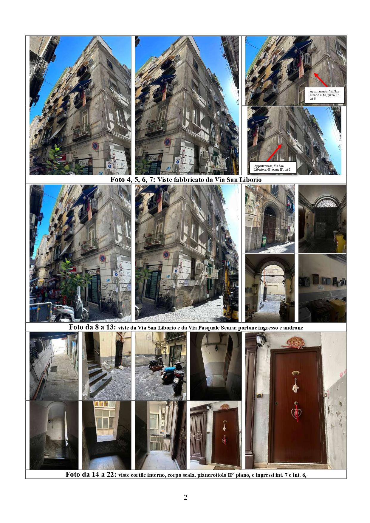 immobile appartamento all'asta in via San Liborio n 68 - 80134 Napoli (NA) - 4