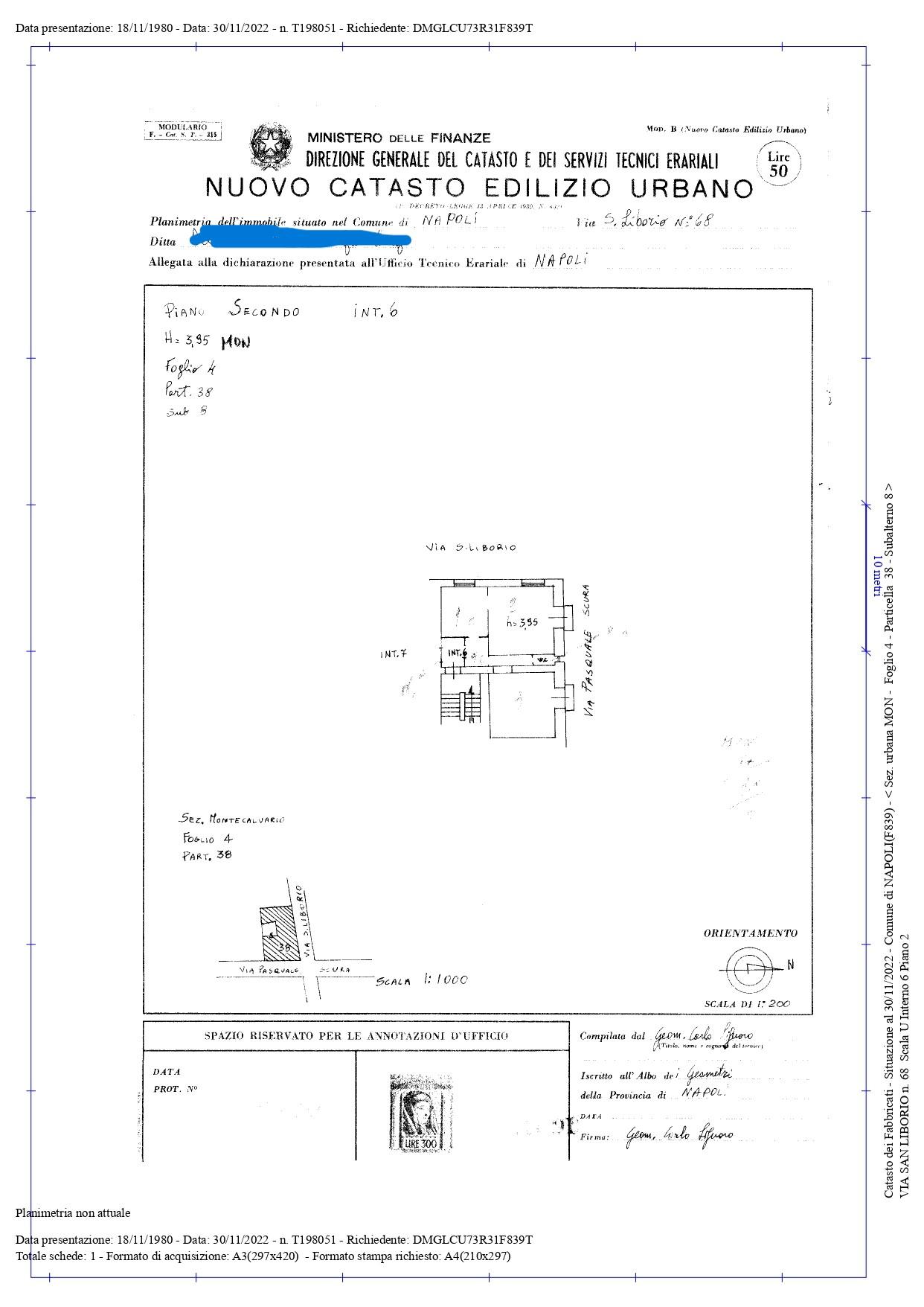immobile appartamento all'asta in via San Liborio n 68 - 80134 Napoli (NA) - 5
