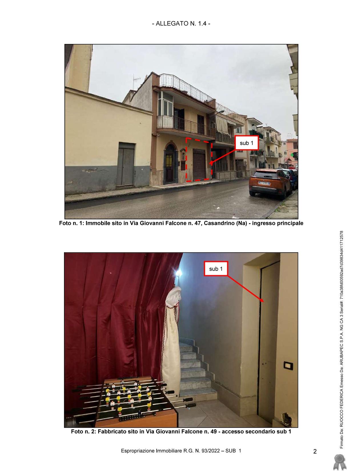 immobile appartamento all'asta in Via Giovanni Falcone n49 e 49 catastalmente e negli atti di provenienza n43 - 80025 Casandrino (NA) - 3