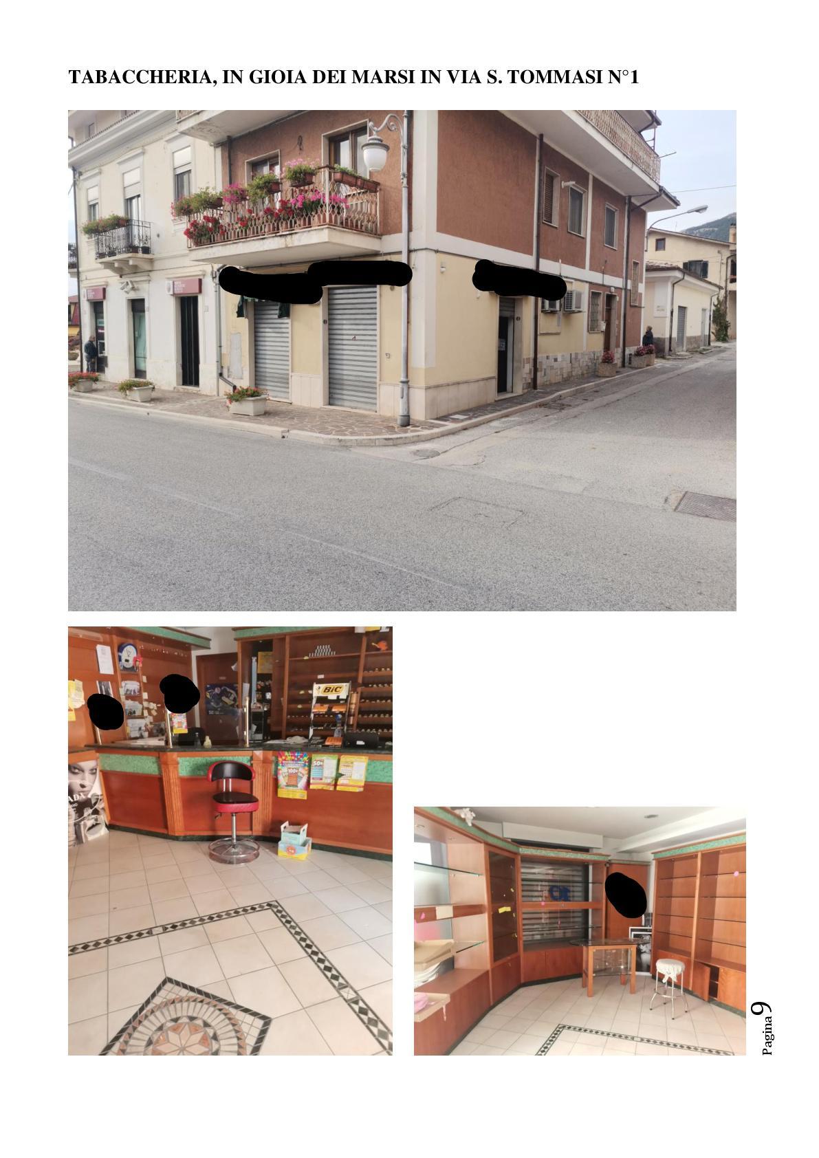 immobile negozio all'asta in via Salvatore Tommasi 1 - 67055 Gioia dei Marsi (AQ) - 1