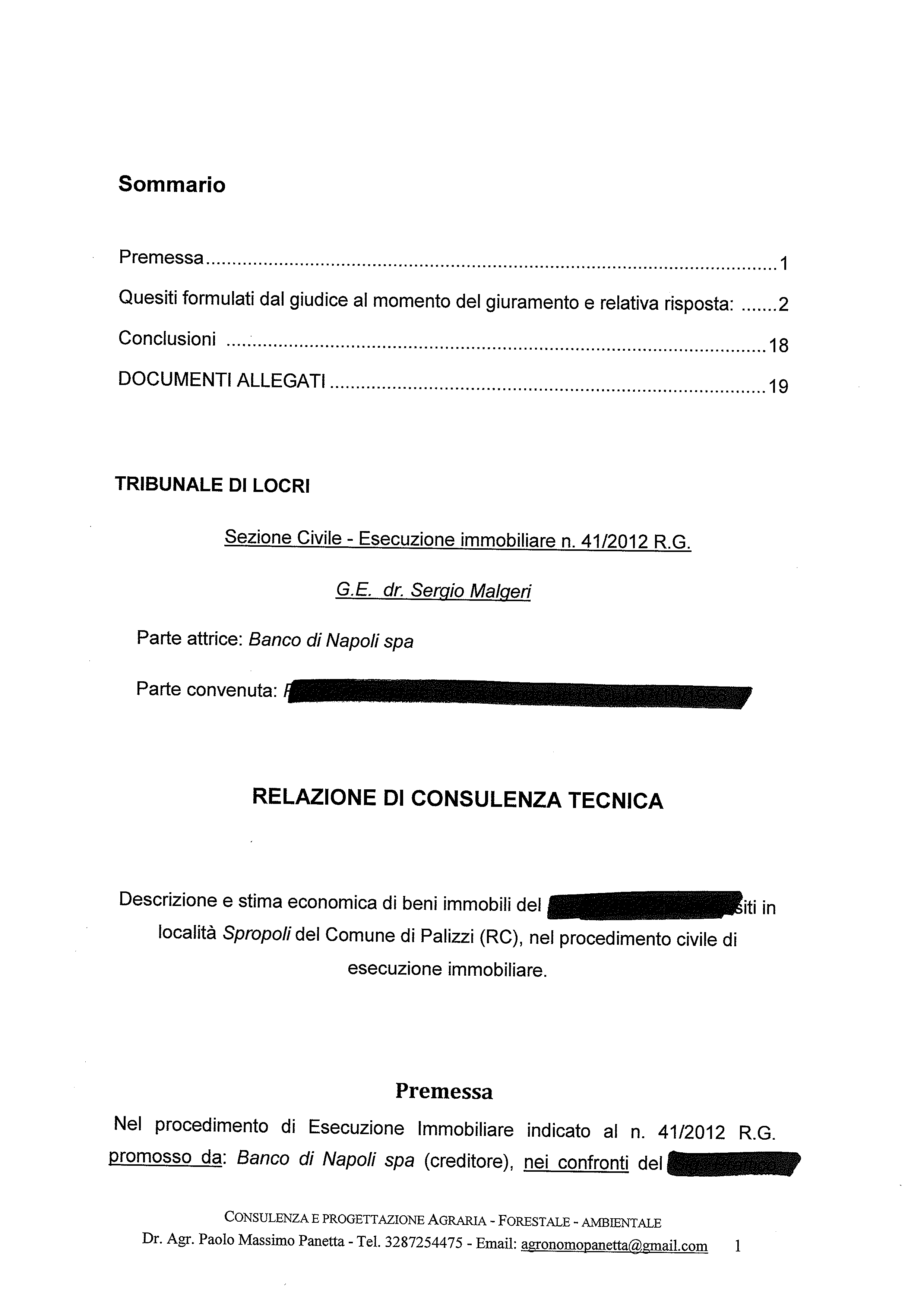 immobile appartamento all'asta in Località Spropoli - 89038 Palizzi (RC) - 1