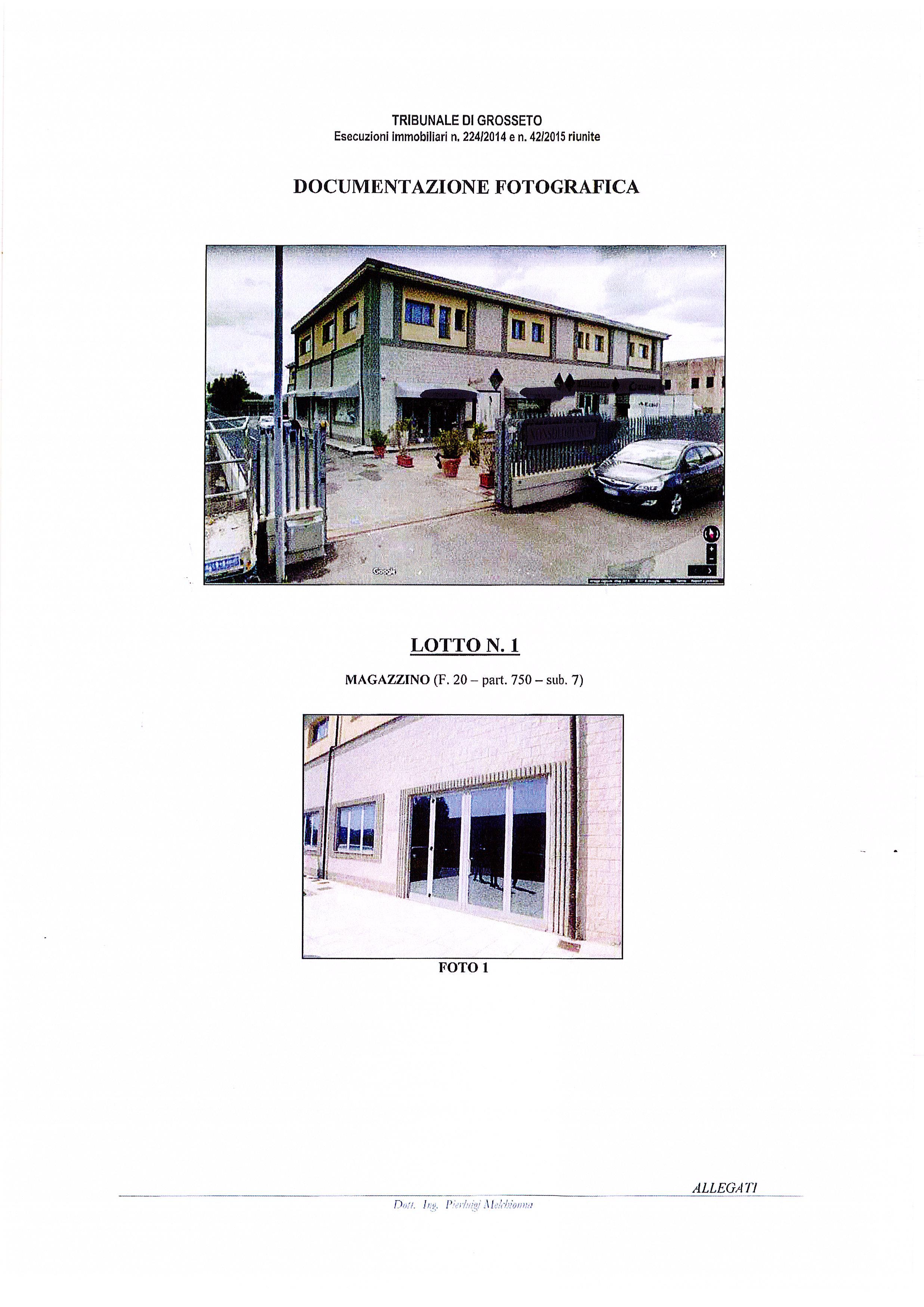 immobile magazzino all'asta in Via del Fonditore 4 - 58022 Follonica (GR) - 1