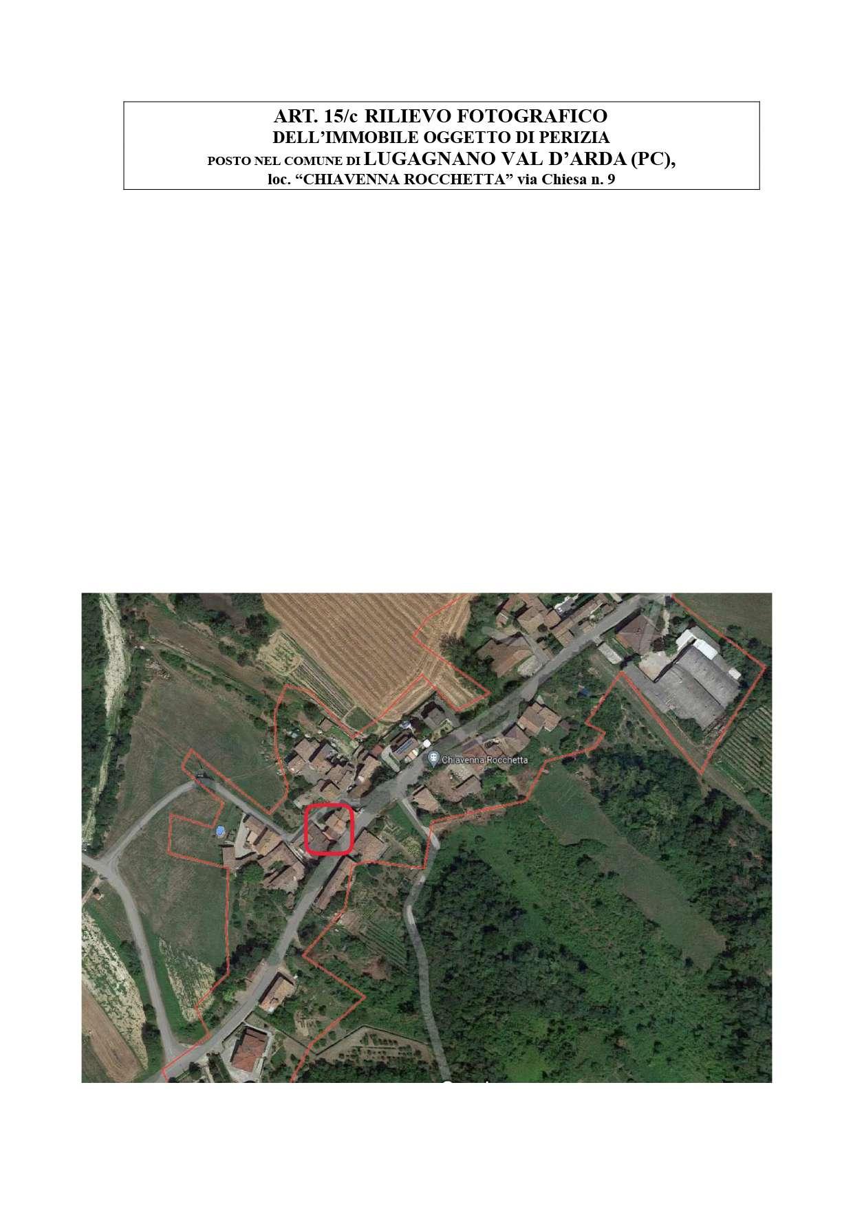 immobile appartamento all'asta in Localita' Chiavenna Rocchetta, via Chiesa 9 - 29018 Lugagnano Val d'Arda (PC) - 1
