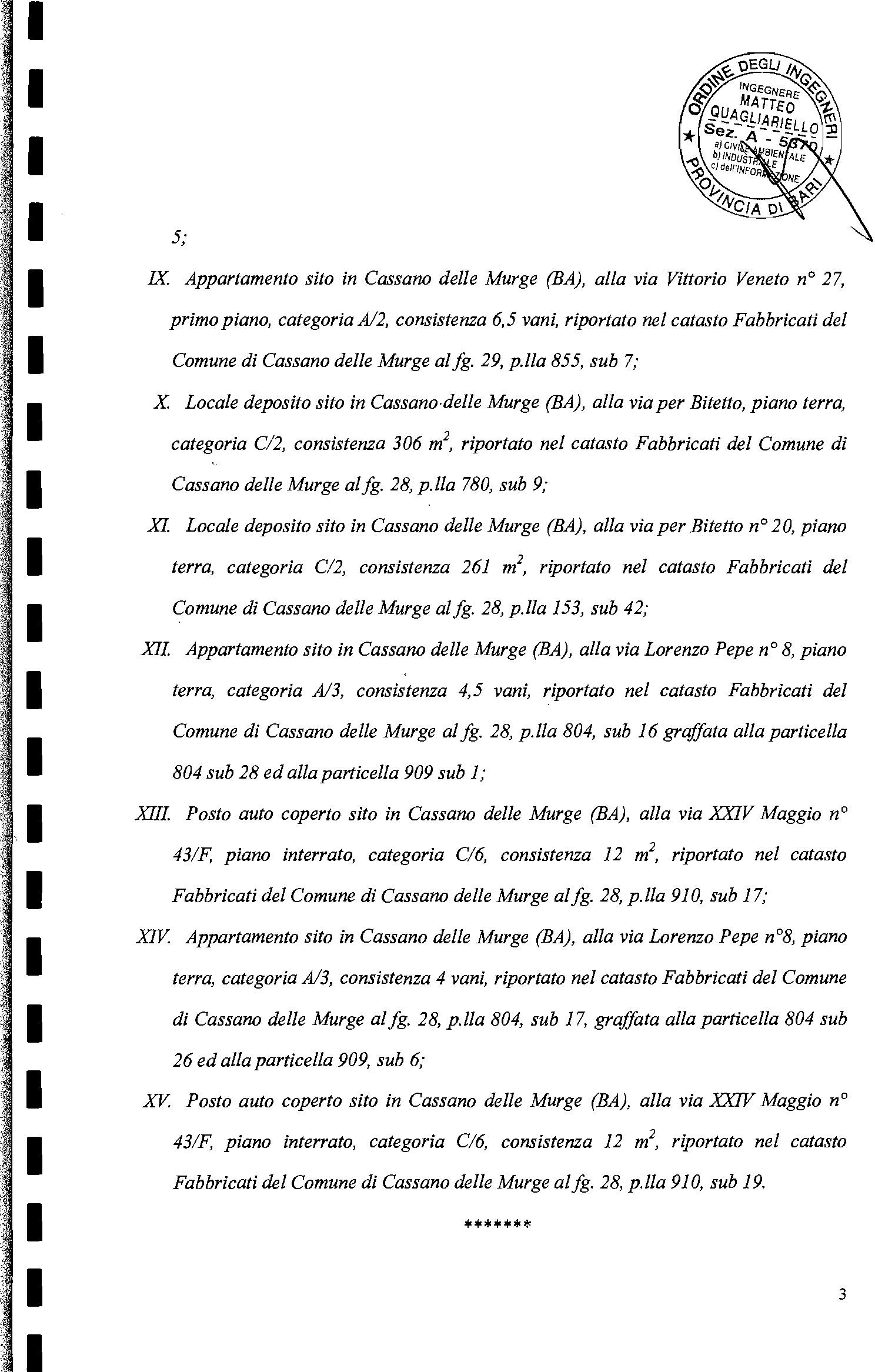 immobile attivita commerciale all'asta in Via XXIV Maggio, 43/F - 70020 Cassano delle Murge (BA) - 4