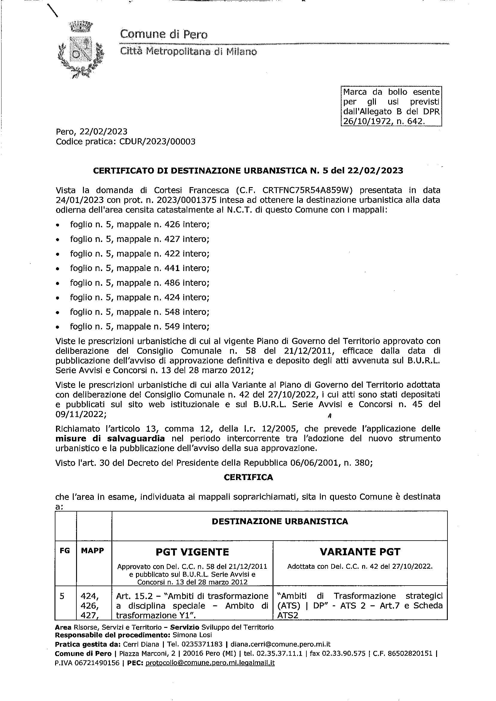immobile terreno all'asta in via Gabriele d'Annunzio n 25 - 20016 Pero (MI) - 5