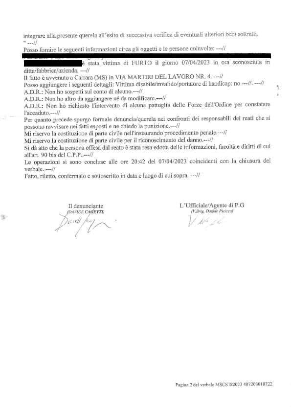 immobile attivita commerciale all'asta in Padreterno, via dei Martiri del Lavoro - 54033 Carrara (MS) - 4
