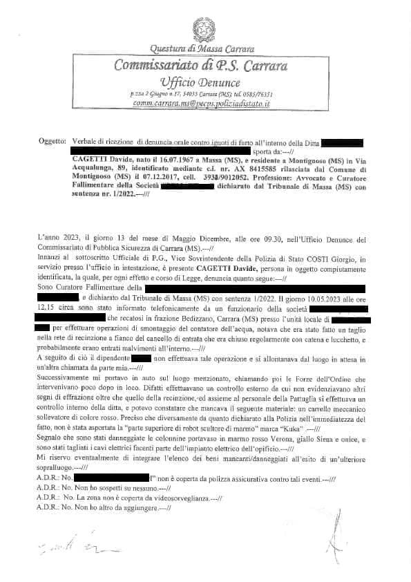 immobile attivita commerciale all'asta in Padreterno, via dei Martiri del Lavoro - 54033 Carrara (MS) - 5