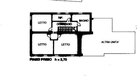 planimetria QUADRILOCALE IN ASTA IN VIA A. SAGGINI, GALZIGNANO T. (PD) - 1