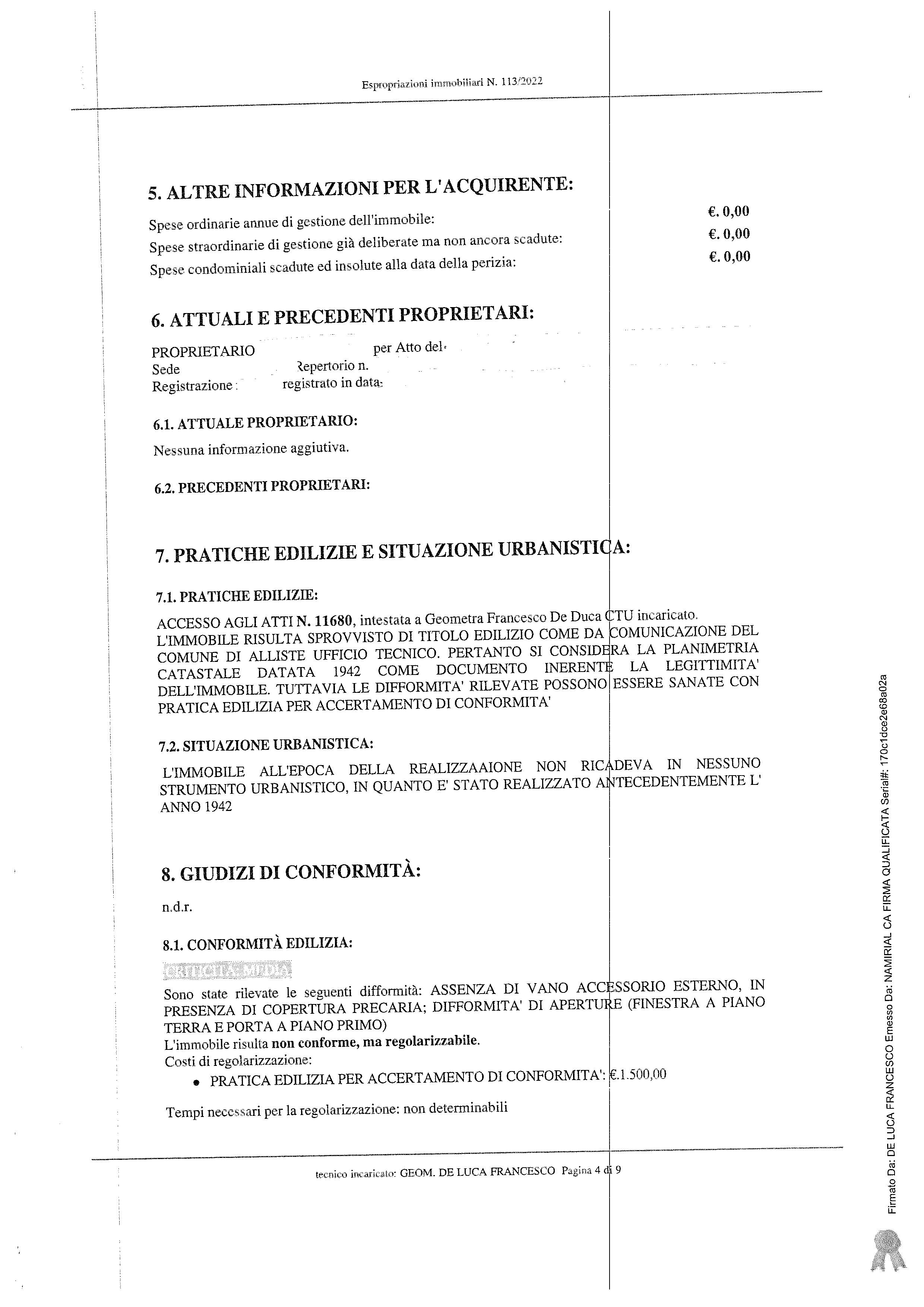 immobile appartamento all'asta in VIA VEGAR - 73040 Alliste (LE) - 4