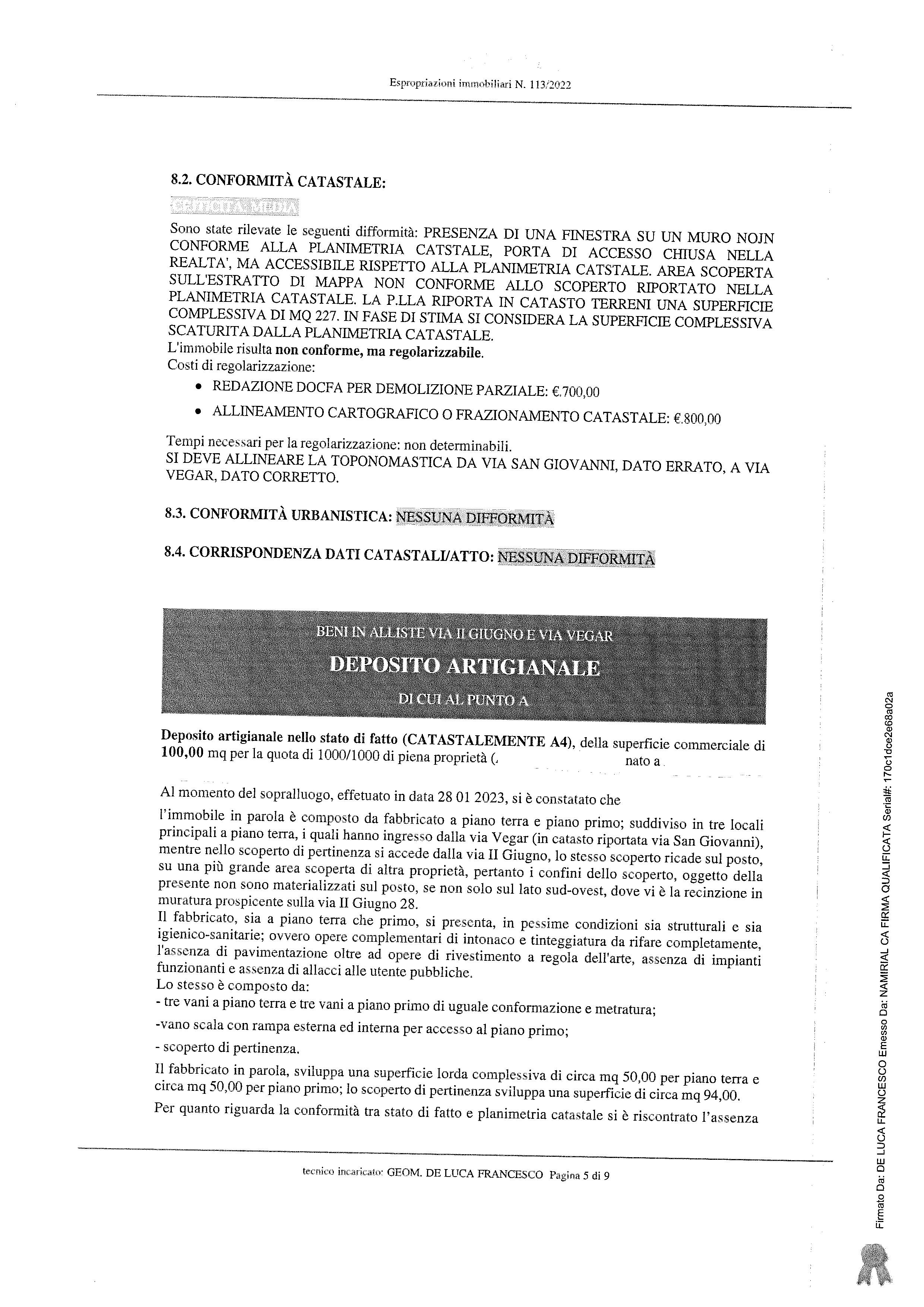 immobile appartamento all'asta in VIA VEGAR - 73040 Alliste (LE) - 5