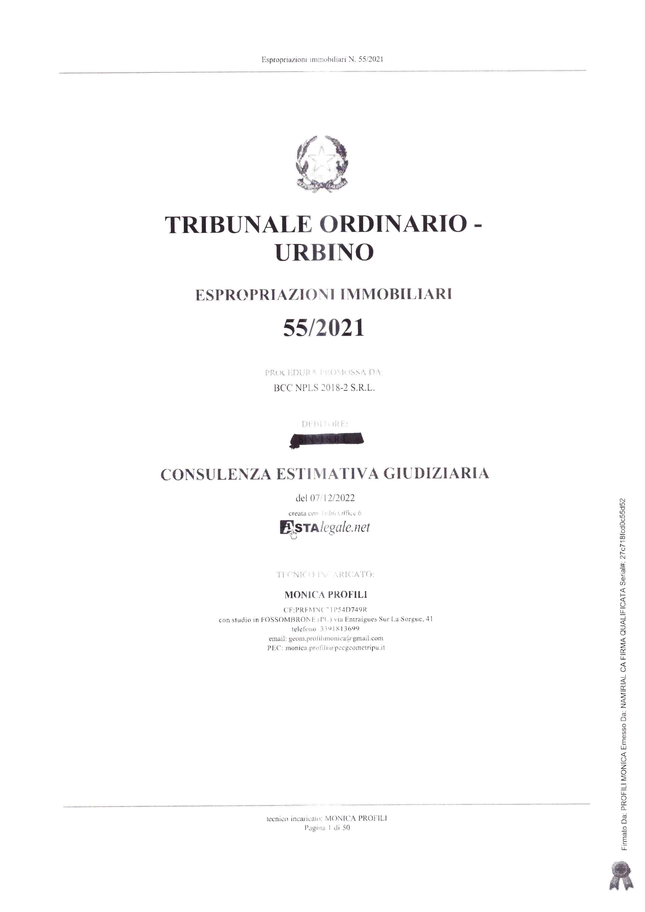 immobile terreno all'asta in Via Pian di Rose snc - 61040 Sant'Ippolito (PU) - 1