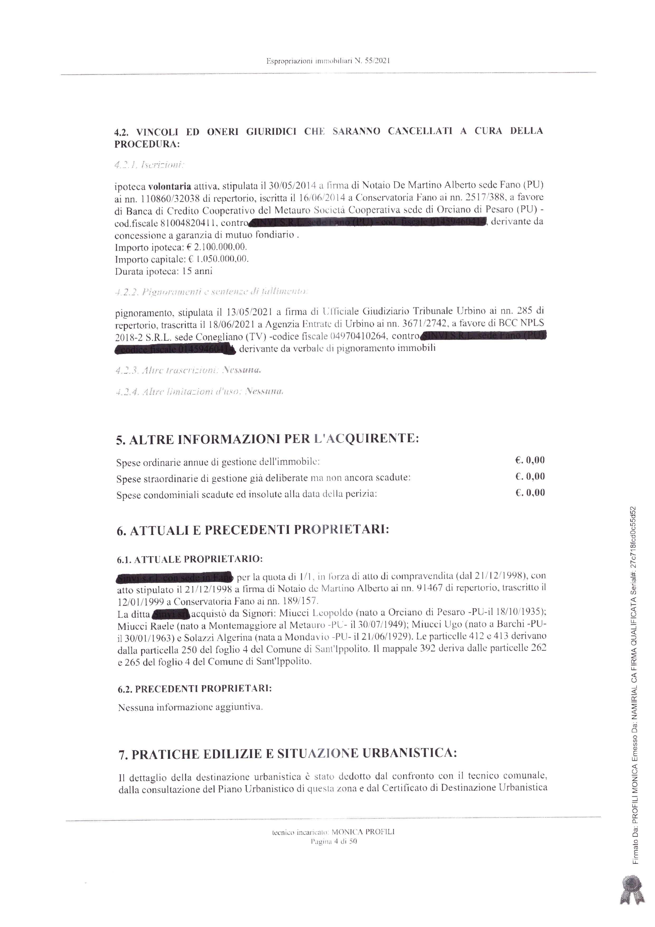 immobile terreno all'asta in Via Pian di Rose snc - 61040 Sant'Ippolito (PU) - 3