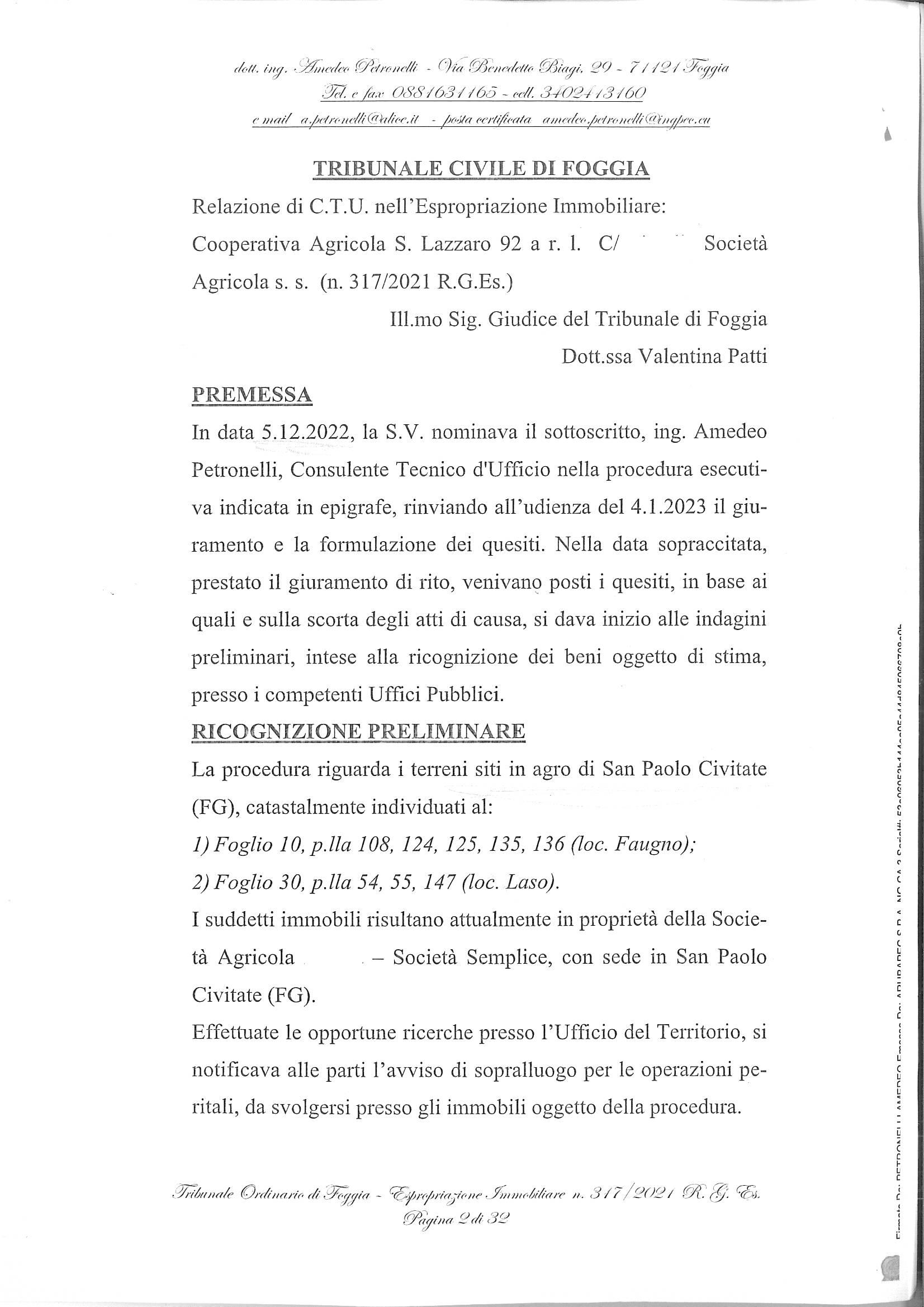 immobile terreno all'asta in Località Faugno e località Laso - 71010 San Paolo di Civitate (FG) - 2