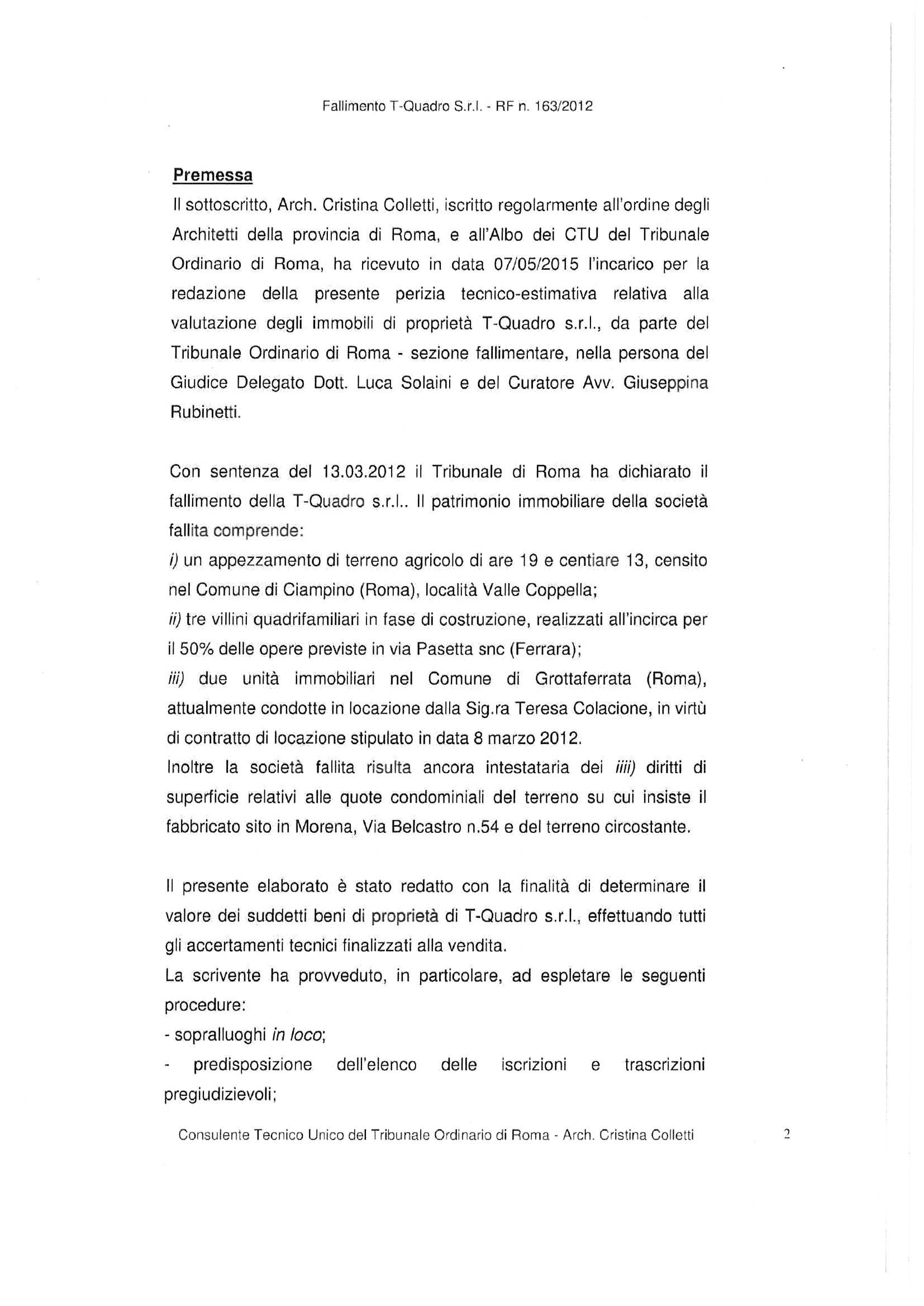 immobile terreno all'asta in Via Belcastro 54 - 00131 Roma (RM) - 2