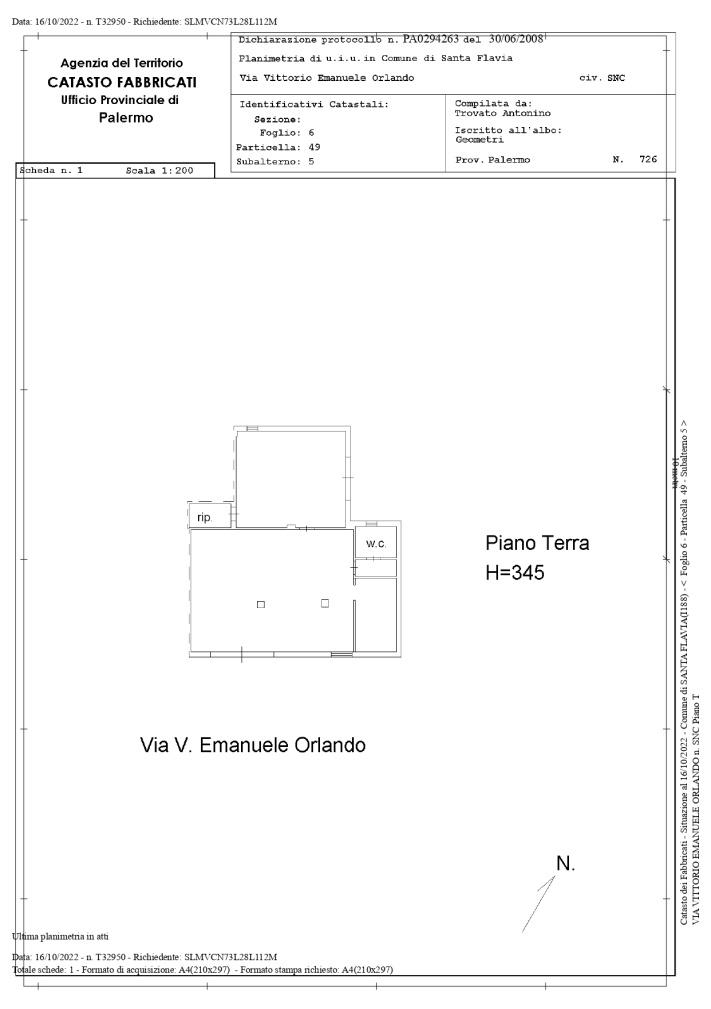immobile attivita commerciale all'asta in via vittorio emanuele orlando n 49 pt - 90017 Santa Flavia (PA) - 2