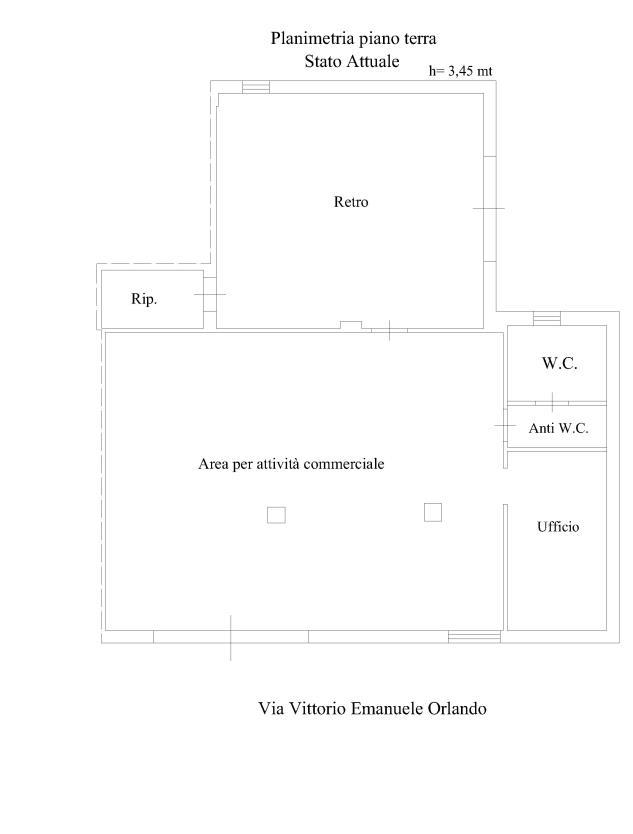 immobile attivita commerciale all'asta in via vittorio emanuele orlando n 49 pt - 90017 Santa Flavia (PA) - 3