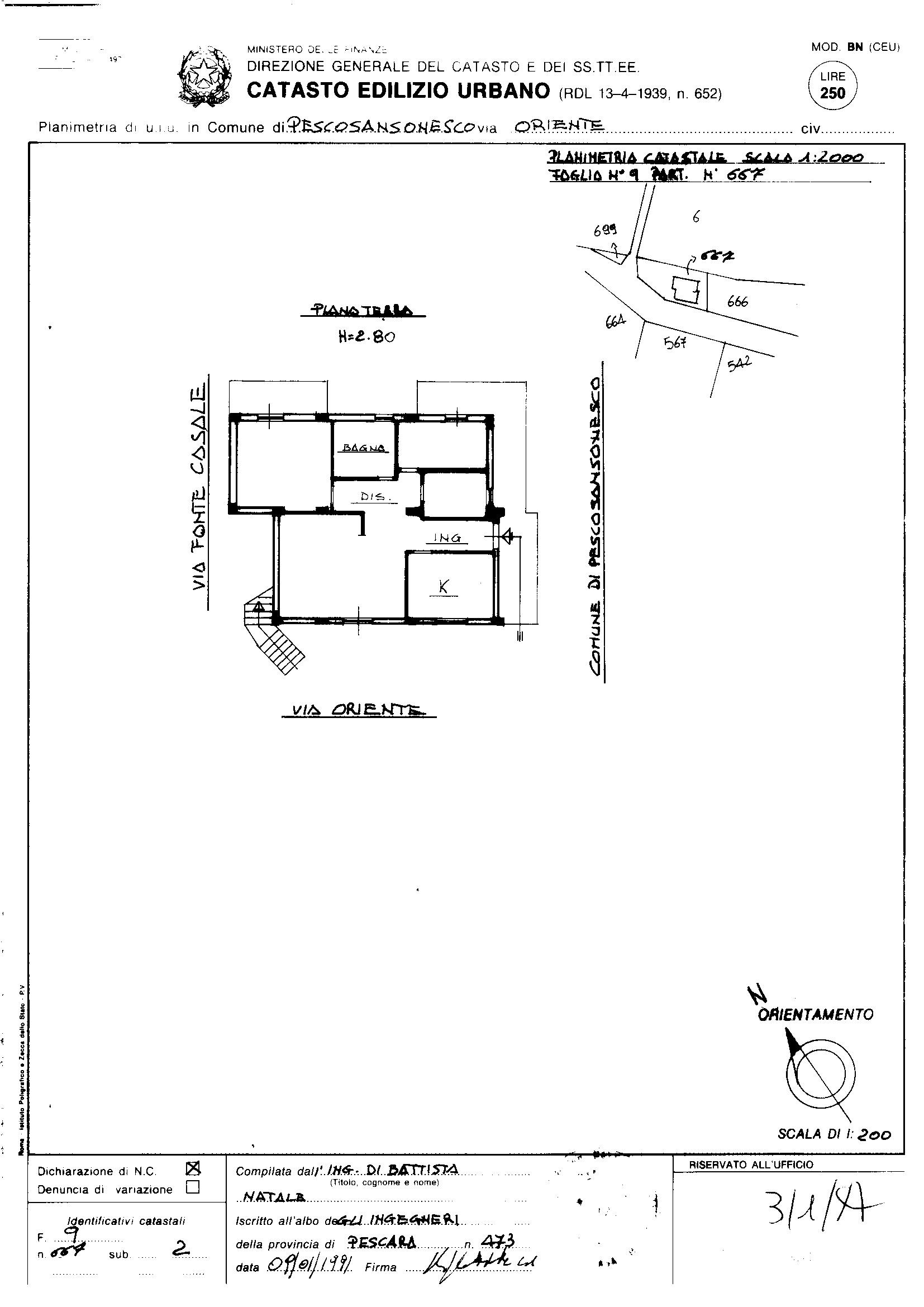 immobile appartamento all'asta in VIA ORIENTE 1 - 65020 Pescosansonesco (PE) - 2