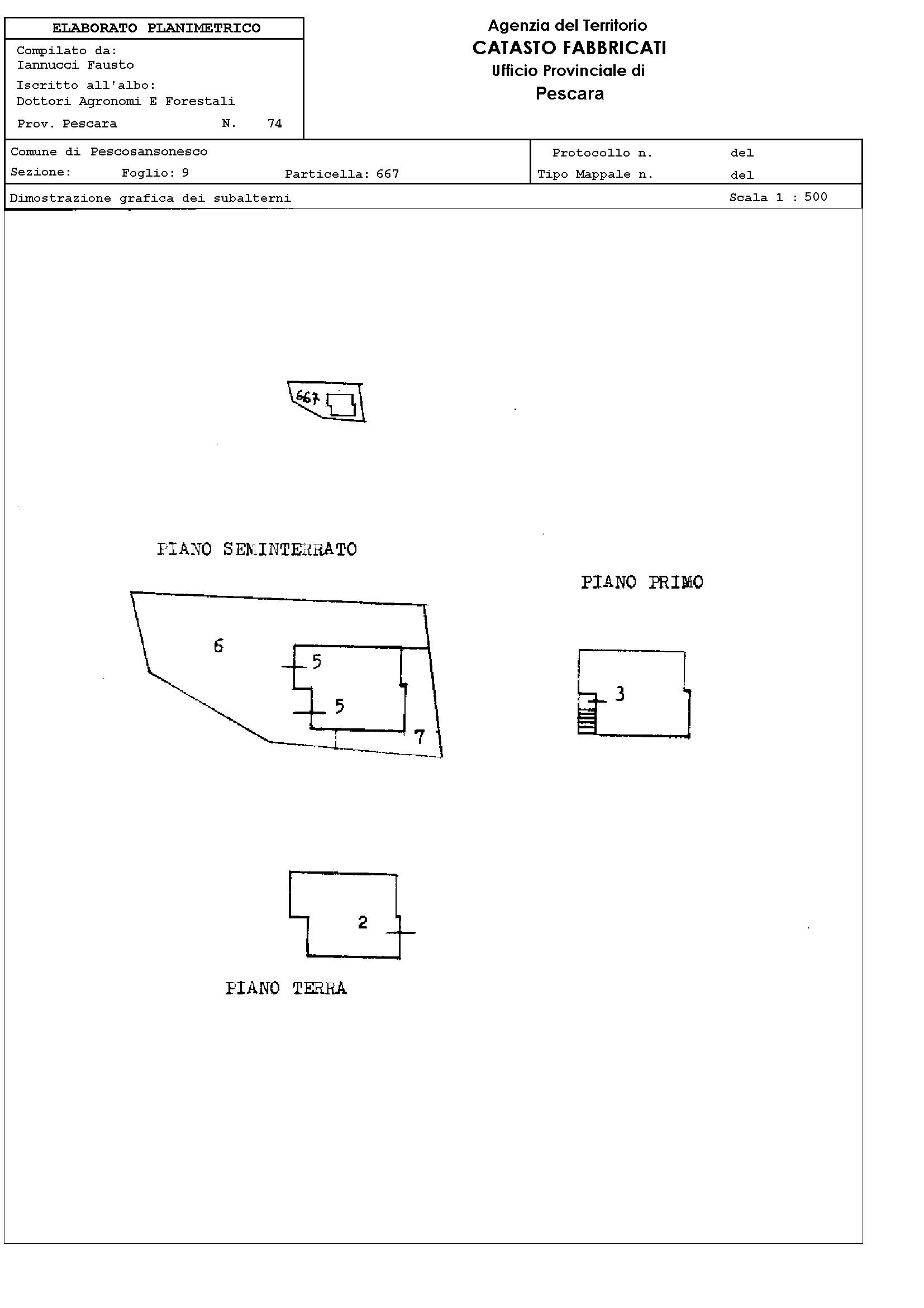 immobile appartamento all'asta in VIA ORIENTE 1 - 65020 Pescosansonesco (PE) - 3