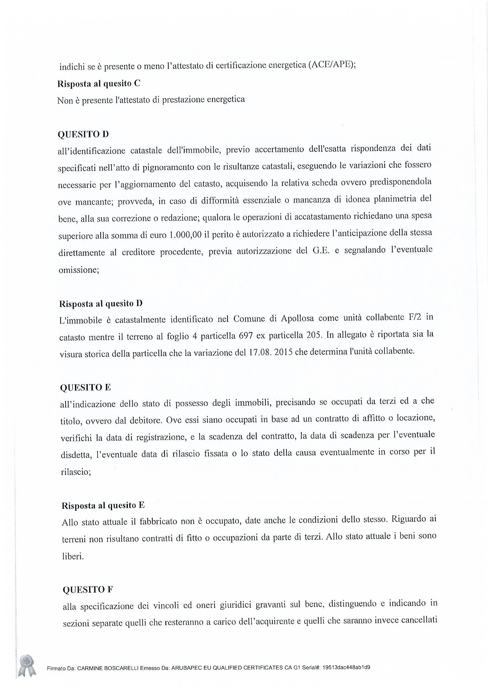 immobile appartamento all'asta in - 82030 Apollosa (BN) - 4