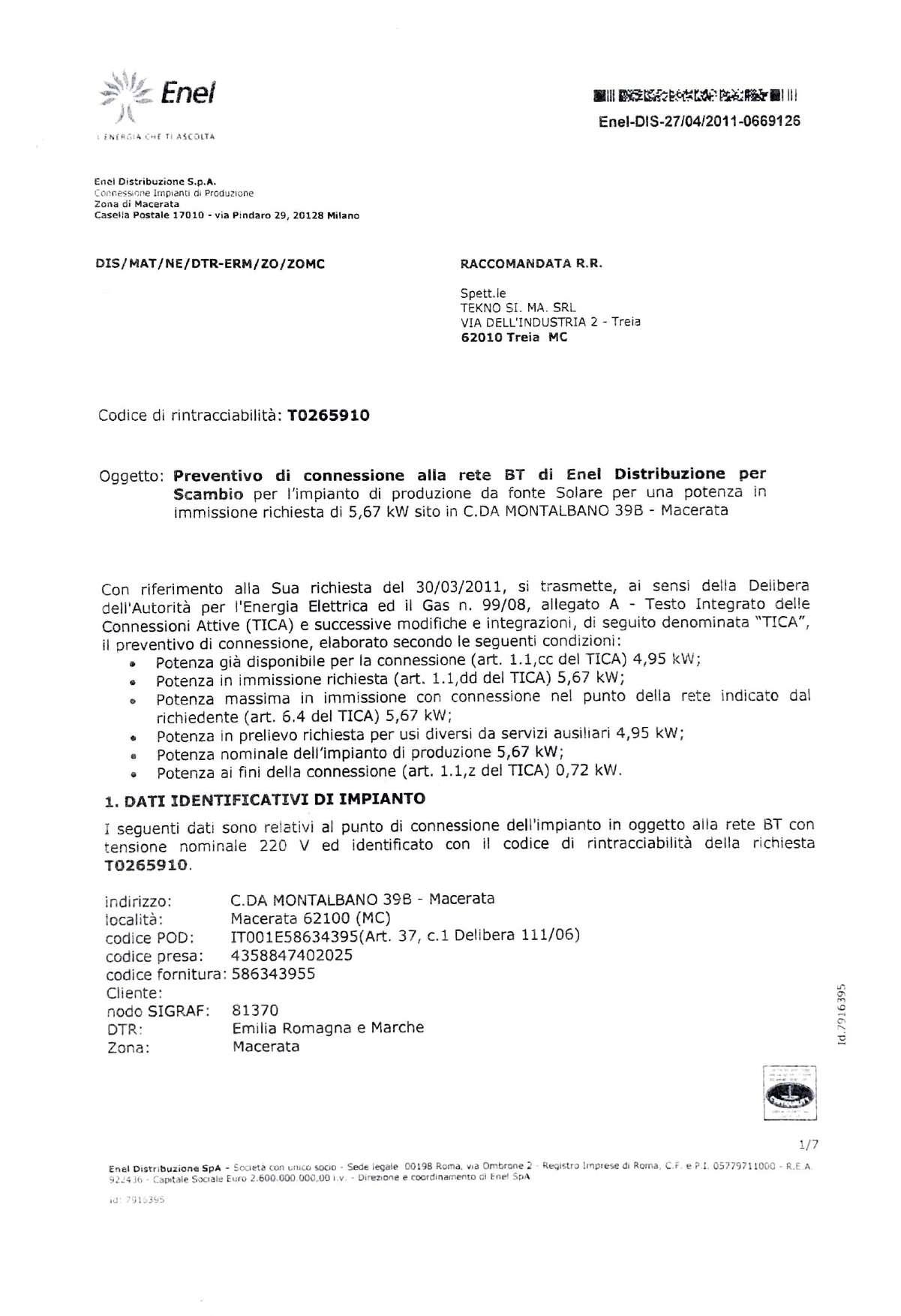 immobile appartamento all'asta in via Montalbano 39/B - 62100 Macerata (MC) - 5