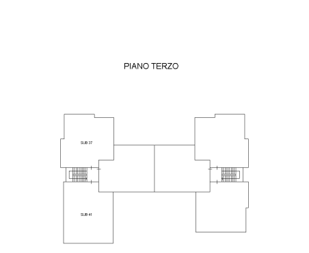 planimetria QUADRILOCALE IN ASTA IN VIA J DI PAOLO, BOLOGNA (BO) - 1