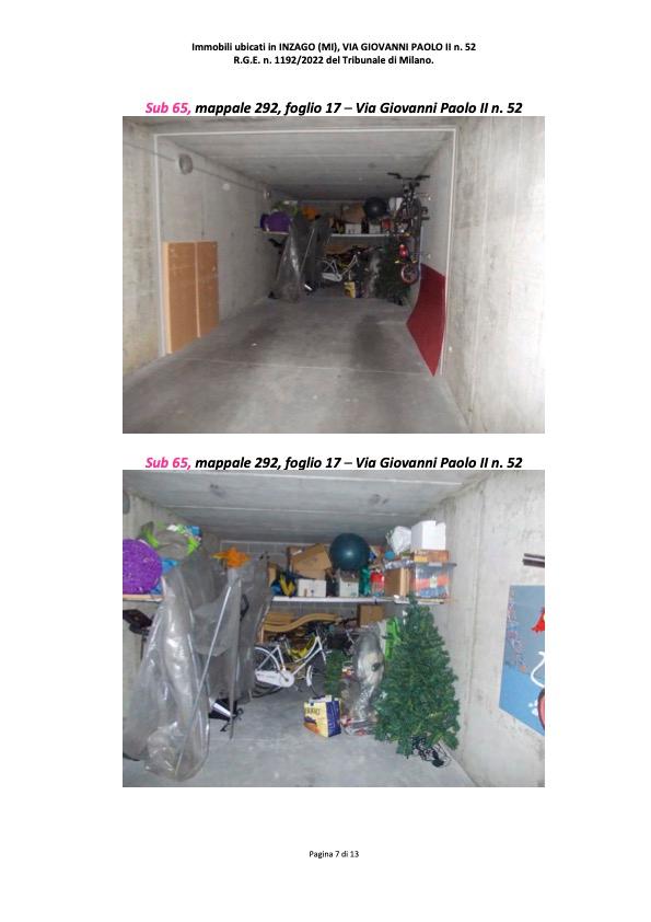 immobile garage all'asta in VIA PAPA GIOVANNI PAOLO II N 52 - 20065 Inzago (MI) - 3