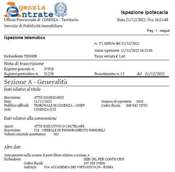 immobile appartamento all'asta in Via San Francesco di Paola, 56 - 87040 Marano Principato (CS) - 2