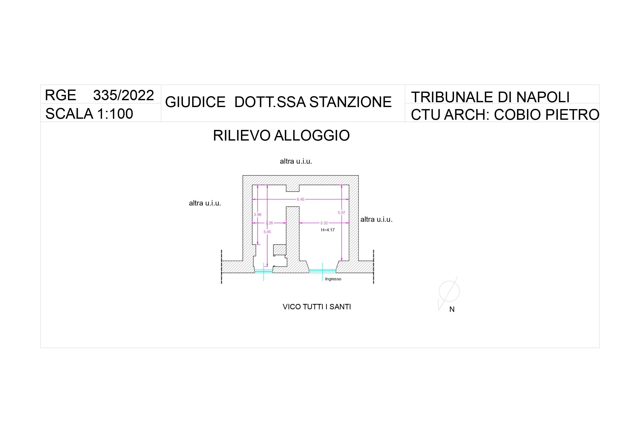 immobile appartamento all'asta in Vico Tutti i Santi n 13 - 80139 Napoli (NA) - 1