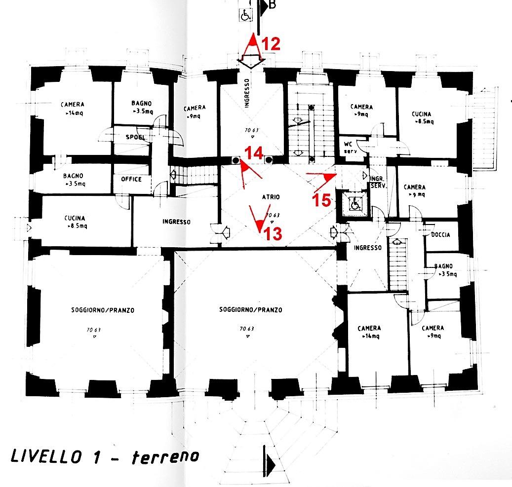 planimetria VILLA ALL'ASTA IN VIA CIRENAICA, GENOVA (GE) - 1