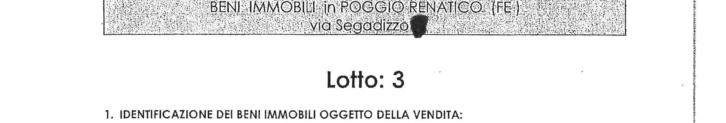 immobile appartamento all'asta in Via Segadizzo - 44028 Poggio Renatico (FE) - 2
