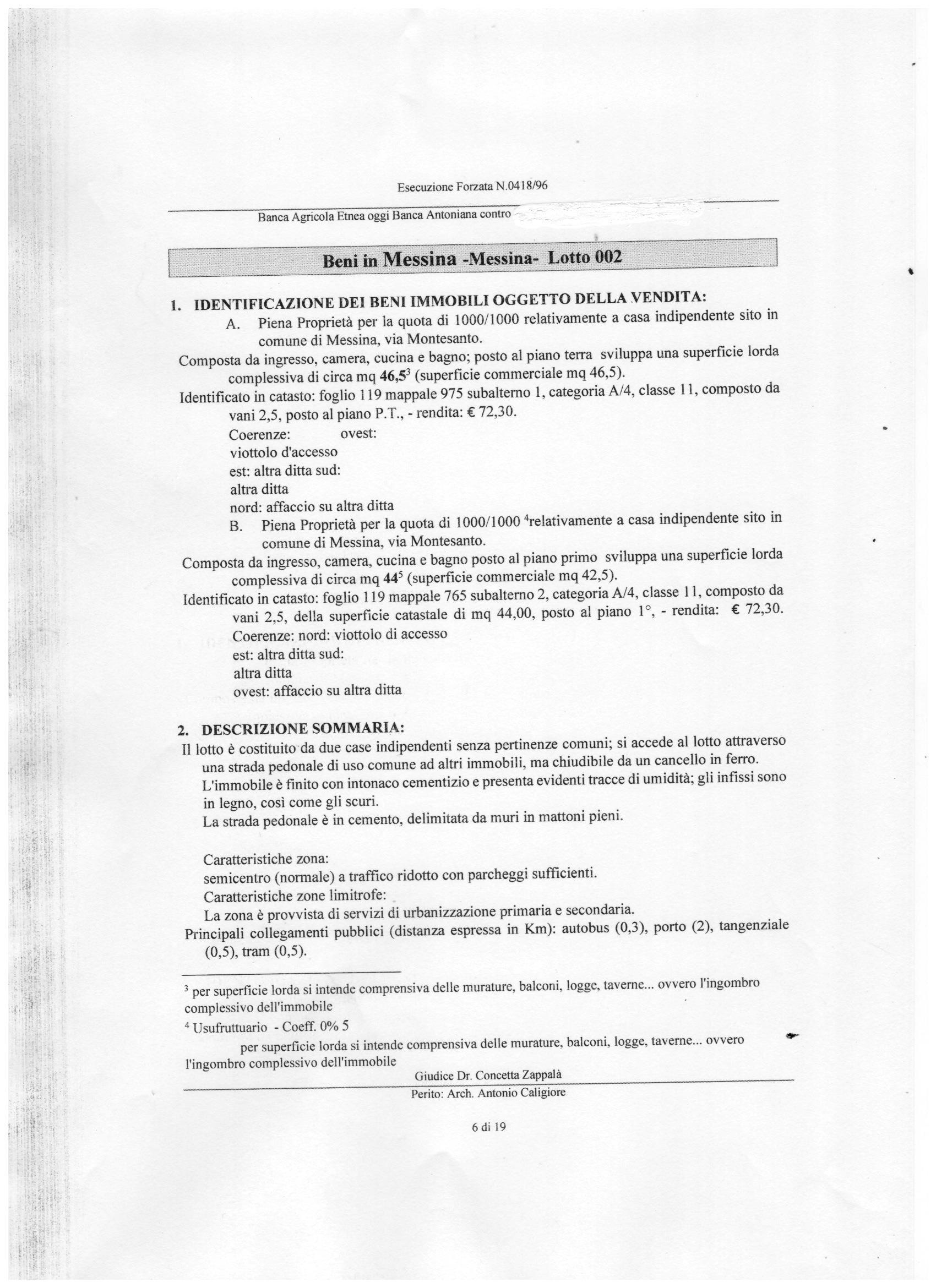 immobile appartamento all'asta in Salita Montesanto - 98124 Messina (ME) - 2