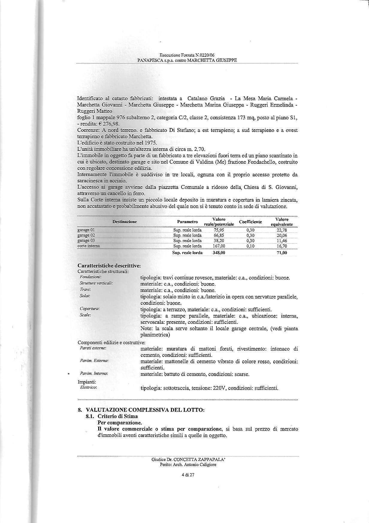 immobile magazzino all'asta in via Gabriele D'Annunzio - 98040 Valdina (ME) - 4